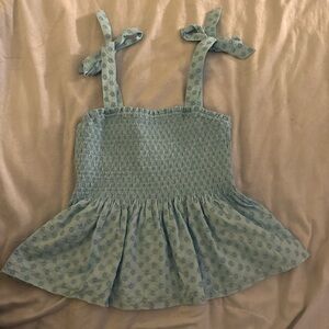 Blue Sleeveless Top Kate Spade